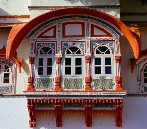 Arquitectura Rajput — Ventana — Fuerte Mehrangarh, Jodhpur