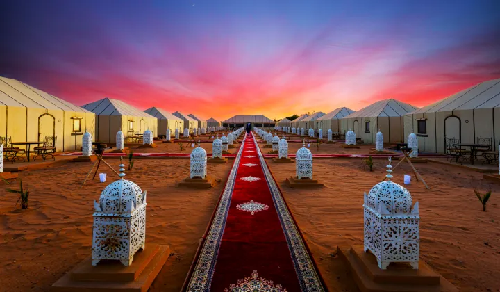 Campamento lujo Dunas de Sam Jaisalmer Rajastán — extensión Triángulo Dorado Rajastán TTI Tours