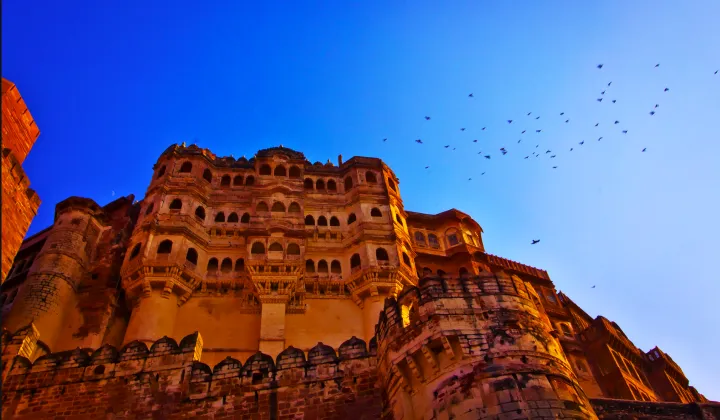 Mehrangarh Fort Jodhpur winter clear blue sky Rajasthan — TTI Tours best time to visit