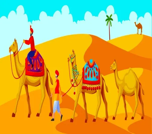 Journey By Camel in Rajasthan 